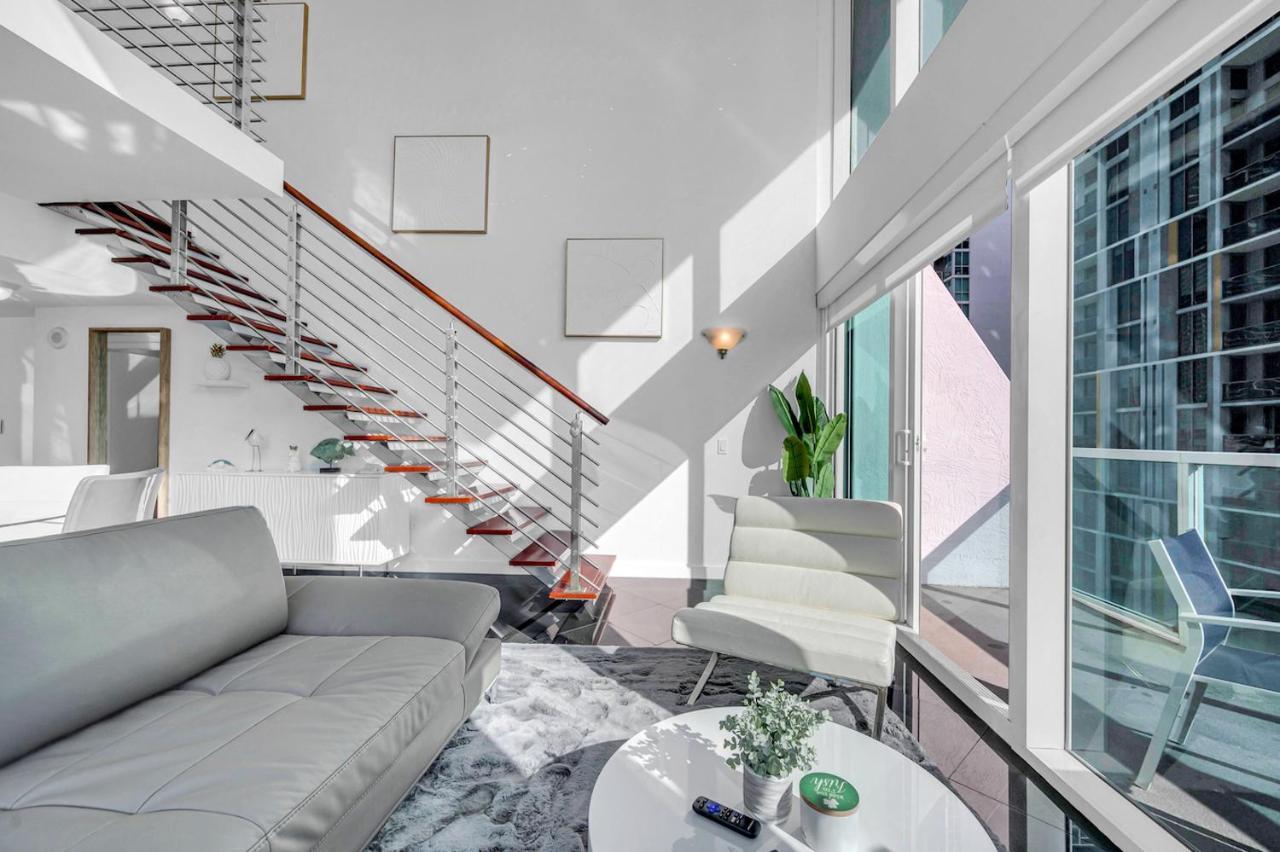 Iconic 2 Bedroom Loft Brickell-Stunning Views Miami Exterior photo
